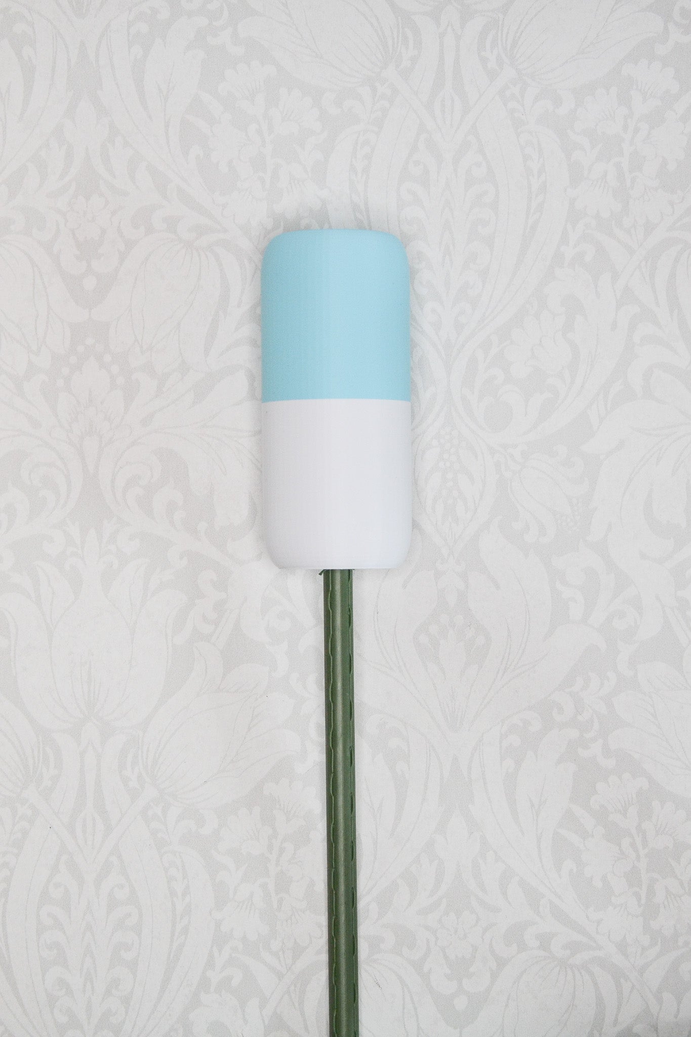 Sylinder - Baby blå og hvit