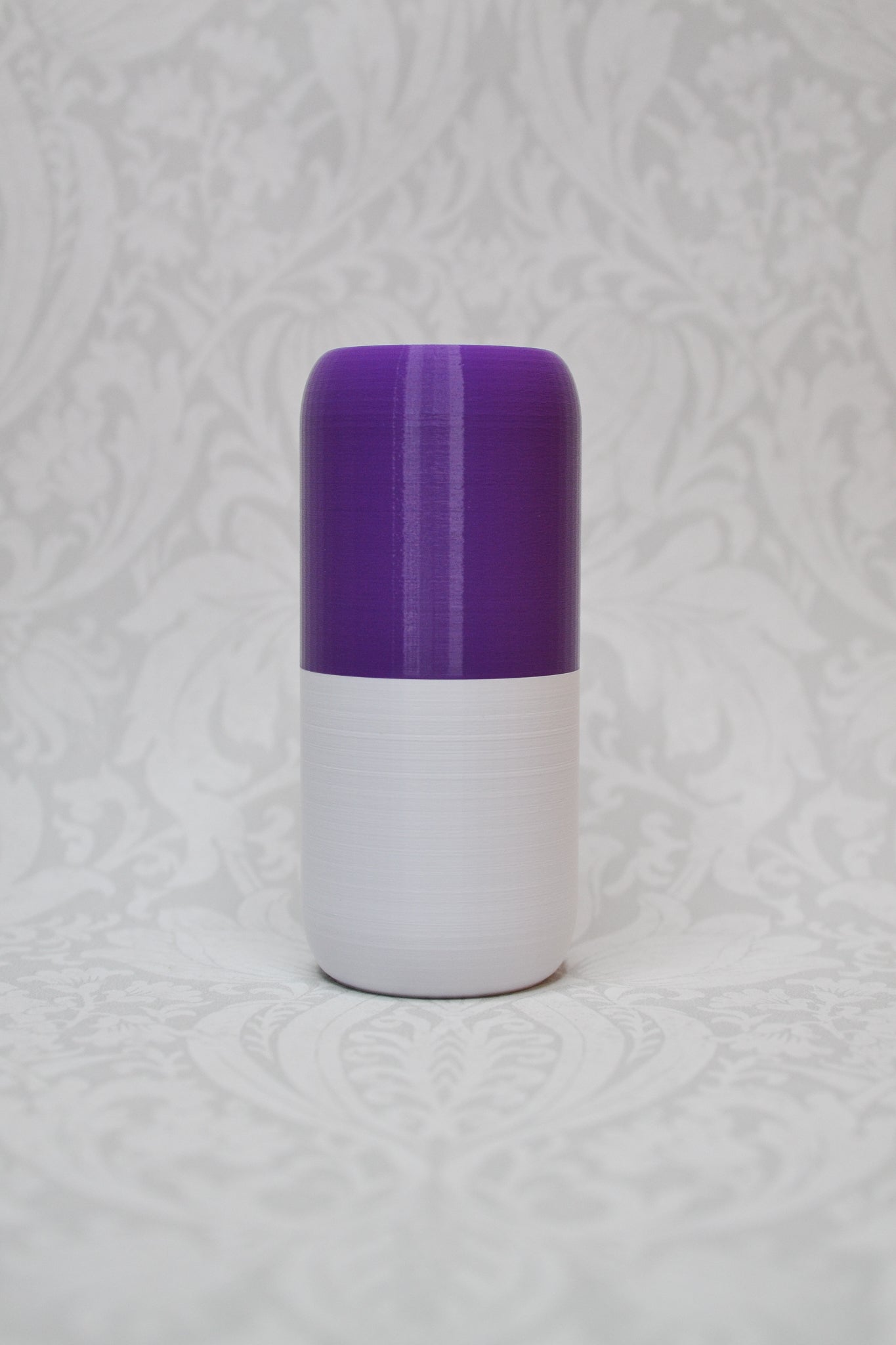 Cylinder - Purple and White