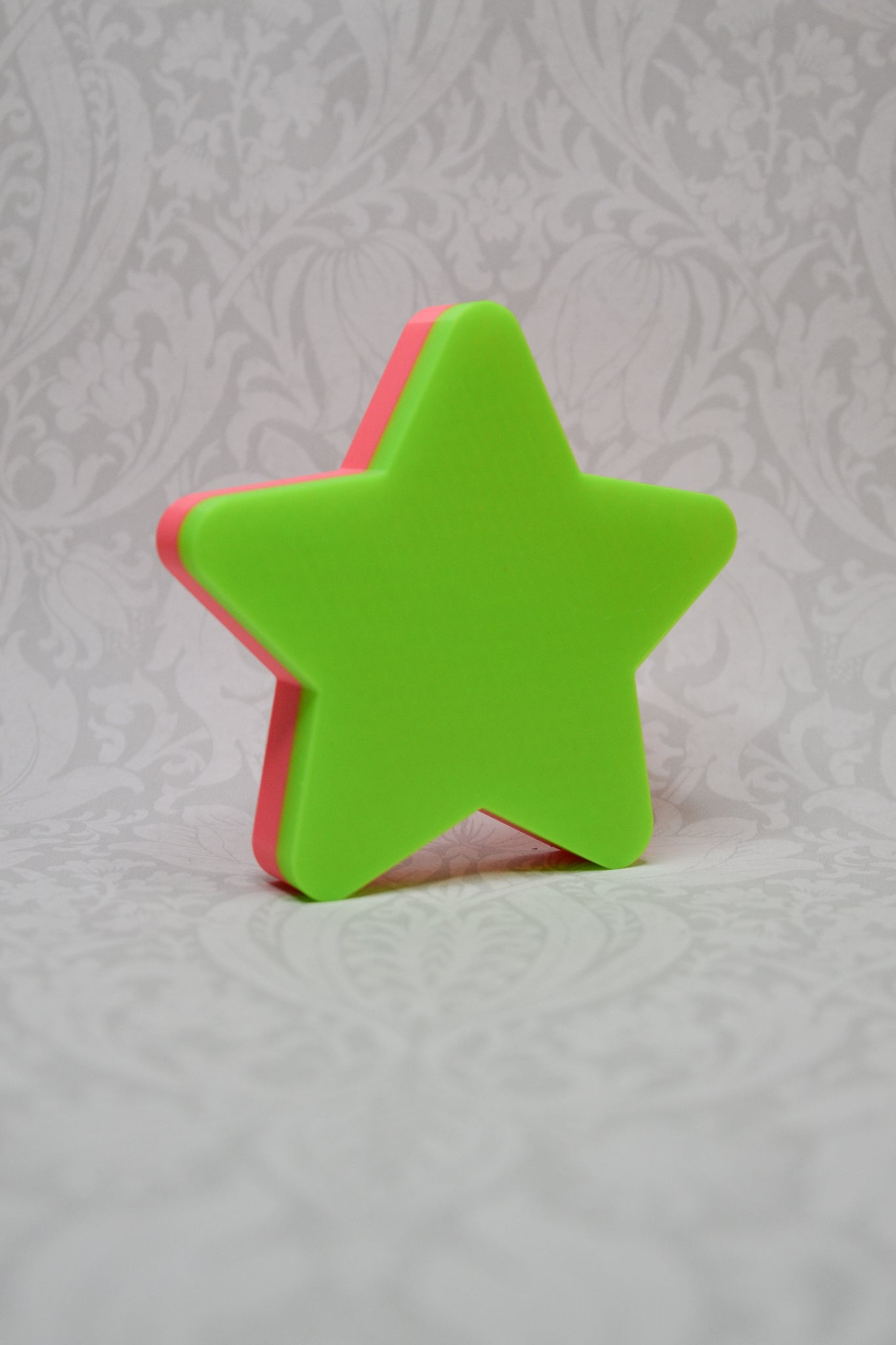 Stjerne- Rosa og Lime