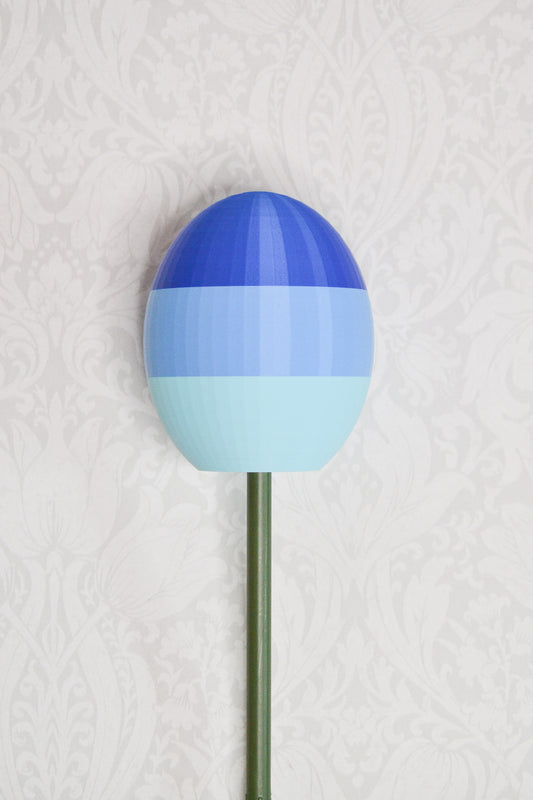 Stor Ball - Blå Stripet