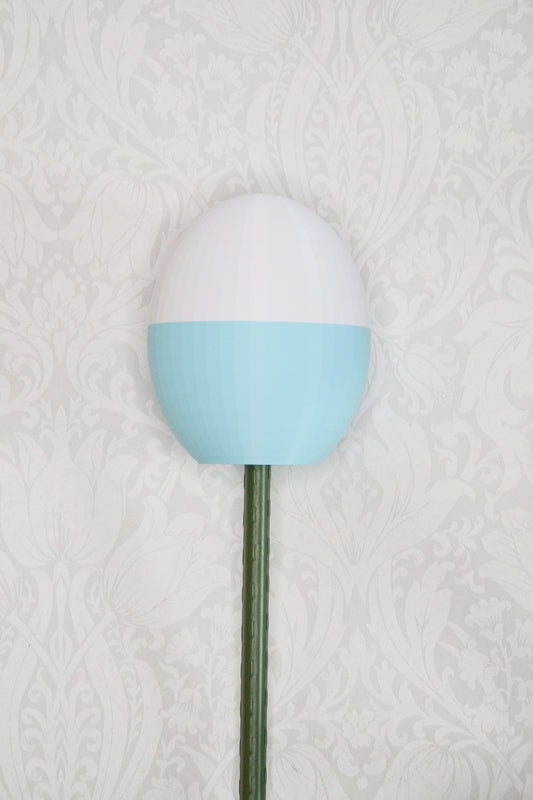 Stor Ball - Baby blå og Hvit