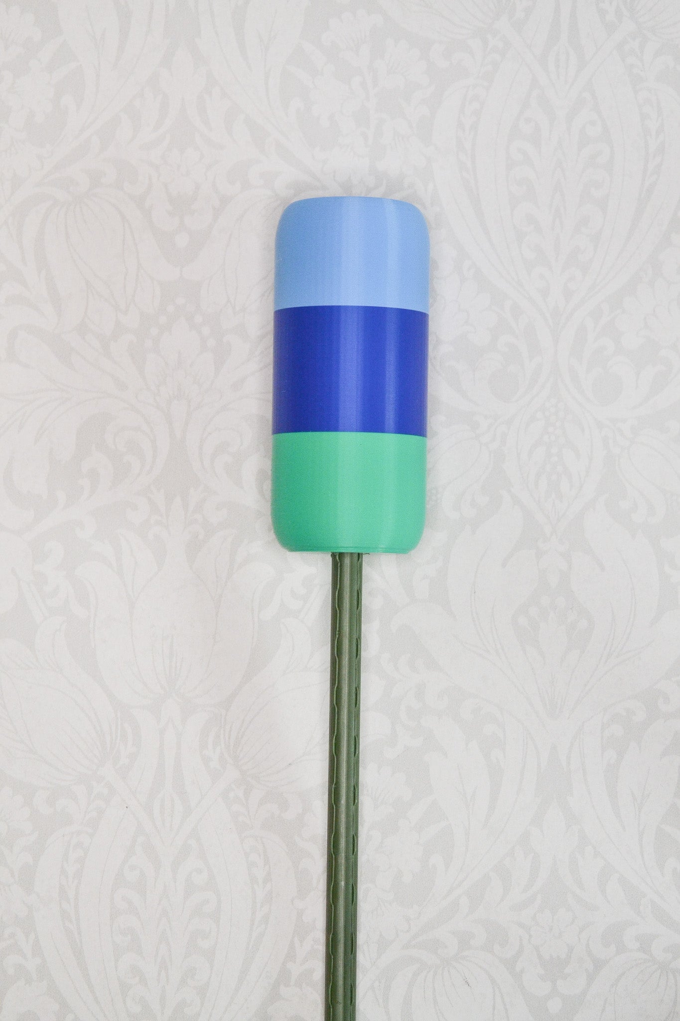 Sylinder - Grønn og Blå Stripet