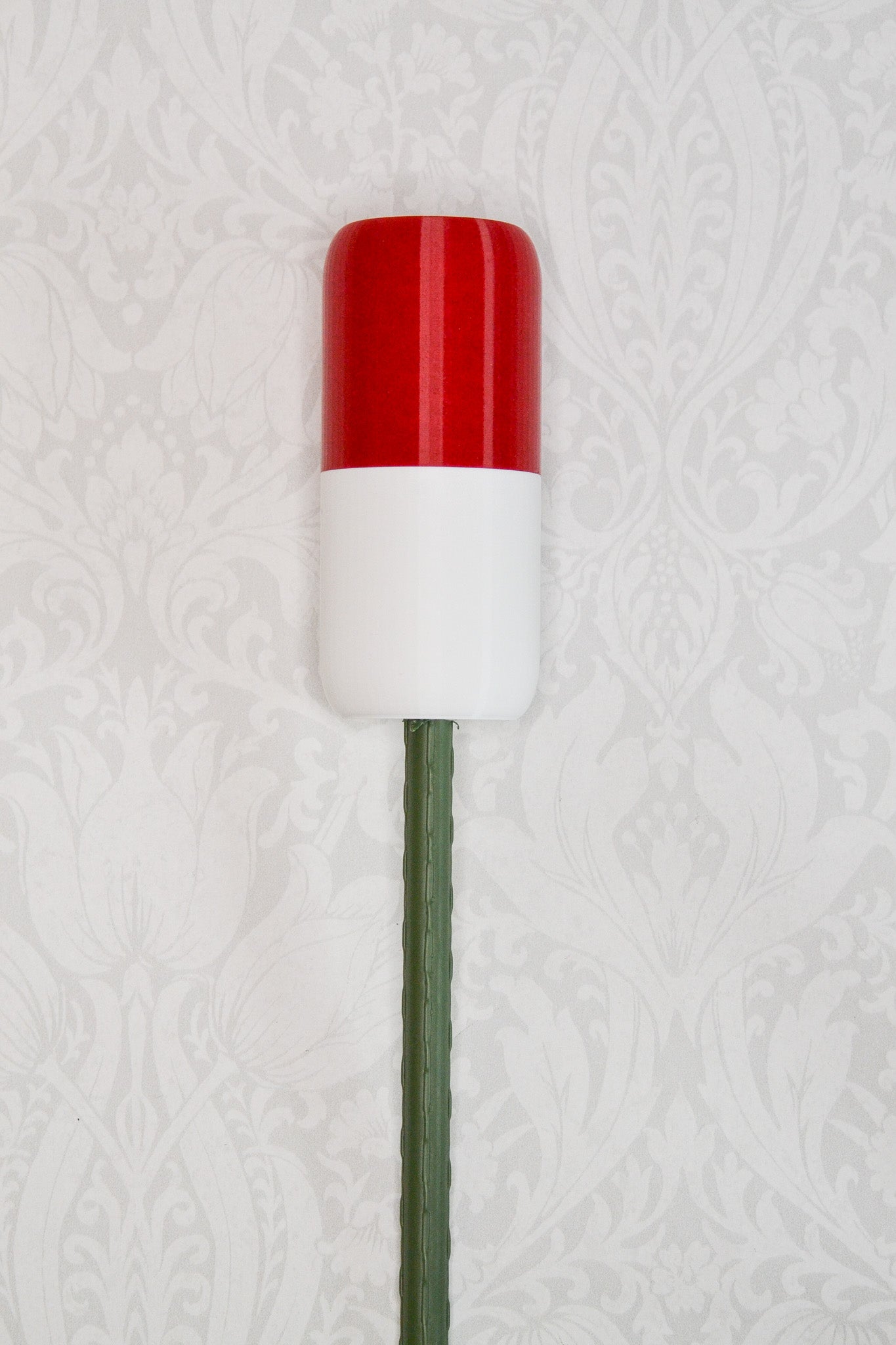 Sylinder - Rød og hvit